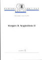 Mergers & Acquisitions II