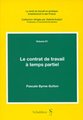 Le contrat de travail � temps partiel