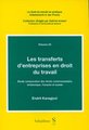 Les transferts d'entreprises en droit du travail