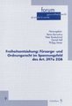 Freiheitsentziehung: F�rsorge- und Ordnungsrecht im Spannungsfeld des Art. 397a ZGB