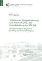 Verh�ltnis der Sachgew�hrleistung nach Art. 197 ff. OR zu den Rechtsbehelfen in Art. 97 ff. OR