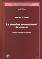 Le transfert conventionnel de contrat