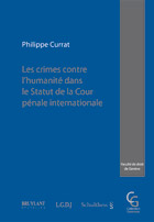 Les crimes contre l' humanit� dans le Statut de la cour p�nale internationale
