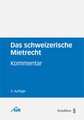 Das schweizerische Mietrecht
