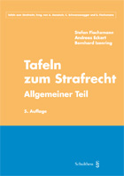 Tafeln zum Strafrecht. Allgemeiner Teil