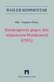 Kommentar zum UWG. Unlauterer Wettbewerb