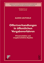 Offertverhandlungen in �ffentlichen Vergabeverfahren
