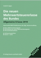 Die Mehrwertsteuererlasse des Bundes I