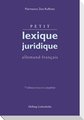 Petit lexique juridique