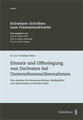 Einsatz und Offenlegung von Derivaten bei Unternehmens�bernahmen