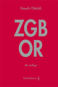 ZGB/OR in einem Band. Neuauflage erscheint Ende August 2012