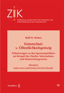 Datenschutz versus �ffentlichkeitsprinzip