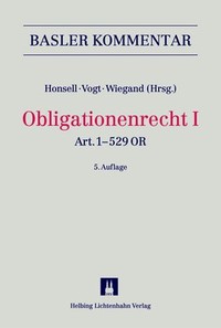 Art. 1-529 OR. Obligationenrecht I