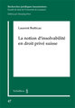 La notion d'insolvabilit� en droit priv� suisse