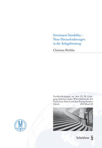 Investment Suitability - Neue Herausforderungen in der Anlageberatung