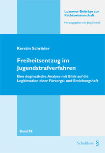 Freiheitsentzug im Jugendstrafverfahren