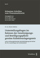 Unterstellungsfragen im Rahmen der Genehmigungs- und Bewilligungspflicht gem�ss Kollektivanlagengesetz