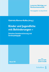 Kinder und Jugendliche mit Behinderungen