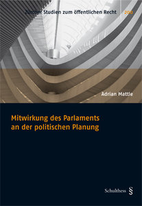 Mitwirkung des Parlaments an der politischen Planung