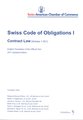 Swiss Code of Obligations I