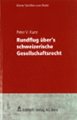 Rundflug �ber's schweizerische Gesellschaftsrecht