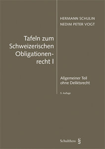 Tafeln zum Schweizerischen Obligationenrecht I