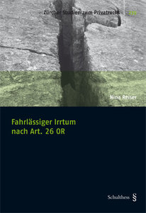 Fahrl�ssiger Irrtum nach Art. 26 OR