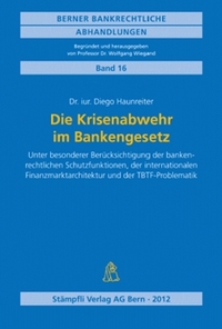 Die Krisenabwehr im Bankengesetz