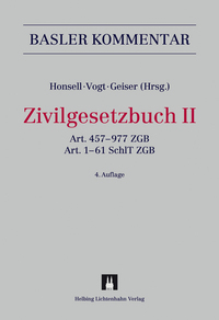 Art. 457-977 ZBG und  Art. 1-61 SchIT ZGB. Zivilgesetzbuch II